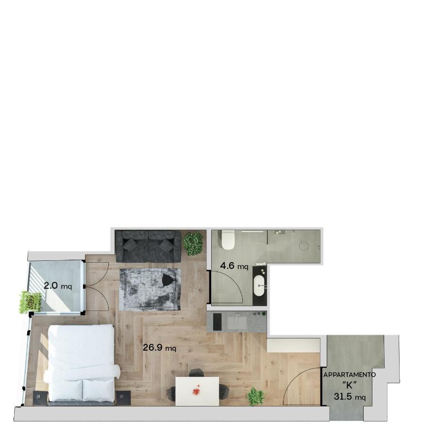 Apartments Sabine K 梅拉诺 外观 照片
